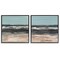 Stupell Industries Summer Waves Abstract 2pc Framed Giclee Wall Art Set Design by Ethan Harper